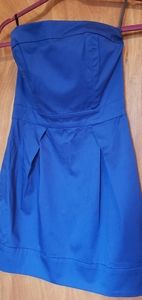French connection Strapless blue dress